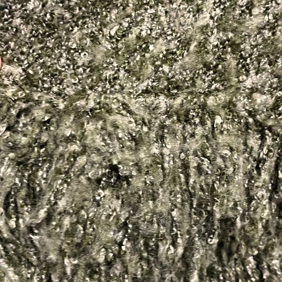 Wind River Womens Fringed Cardigan M/L Green Goblincore Swamp Witch Forest Fairy - Picture 11 of 12